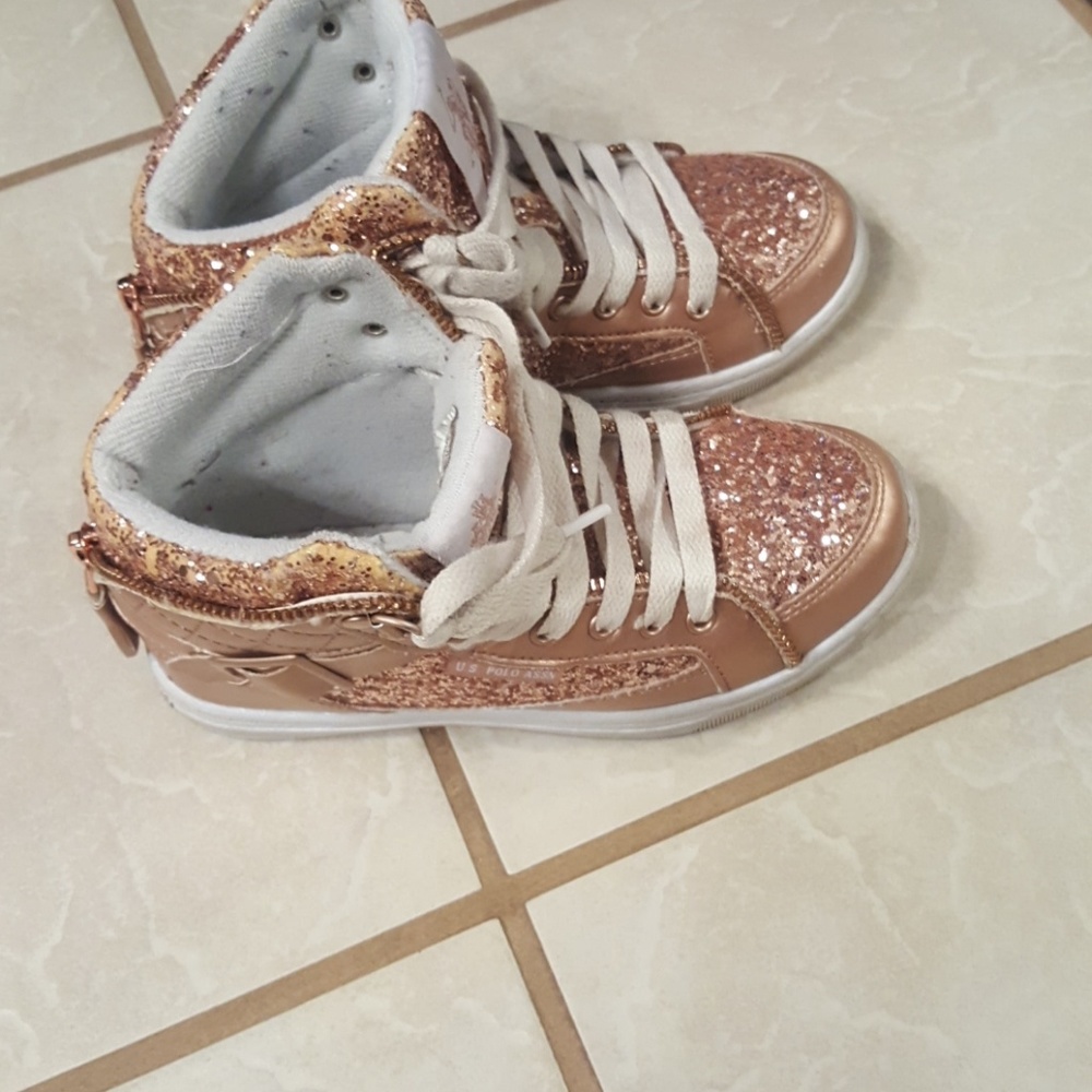 Girls Glitter booties